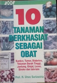 Image of 10 TANAMAN BERKHASIAT SEBAGAI OBAT