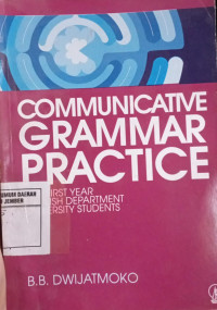 Image of COMMUNICATIVE GRAMMER PRACTICE