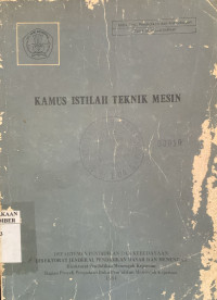 Image of KAMU ISTILAH TEKNIK MESIN