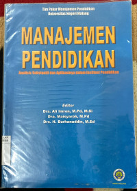 Image of MANAJEMEN PENDIDIKAN