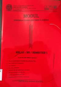 Image of MODUL BIMBINGAN KONSELING SMKN 2 JEMBER KELAS XII SEMESTER 1