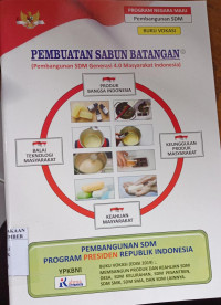 Image of PEMBUATAN SABUN BATANGAN