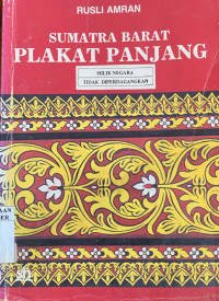 Image of SUMATRA BARAT PLAKAT PANJANG